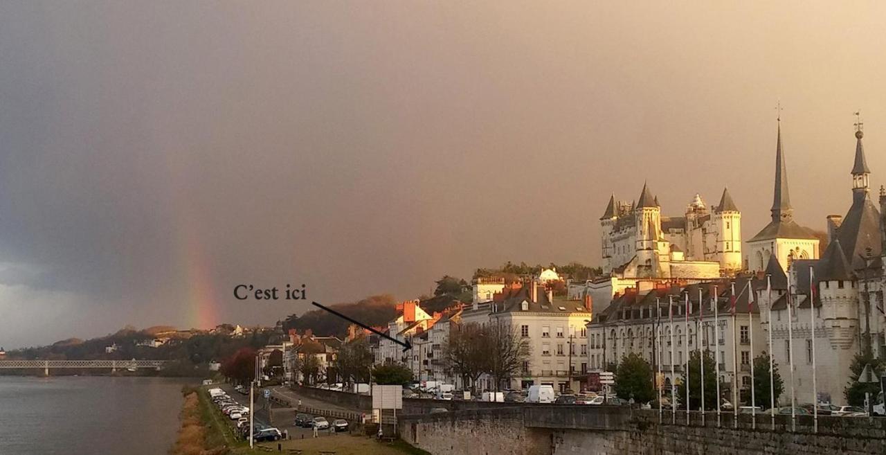 شقة T2 Vue Sur Loire Local Velo سوموور المظهر الخارجي الصورة